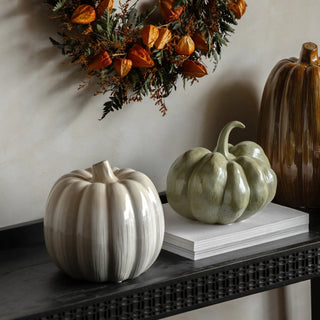 Ceramic Pumpkin Natural - KC at HOME