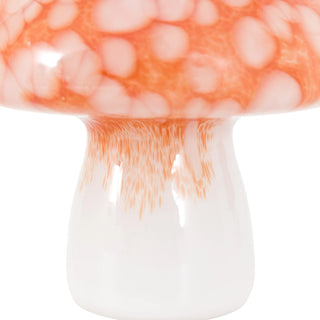 Confetti Glass Mushrooms Burnt Orange - Set of 2 - KC at HOME