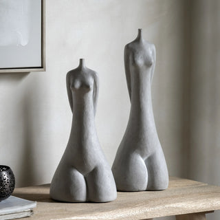 Carla Sculpture Grey - Large - KC at HOME