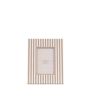 Stripe Photo Frame Olive & Fawn - Large (2 pack) - KC at HOME