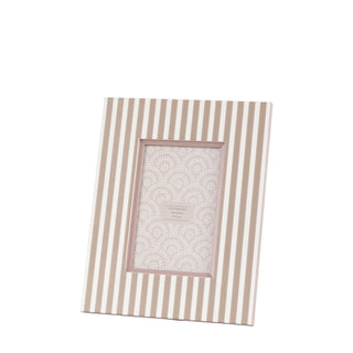 Stripe Photo Frame Olive & Fawn - Large (2 pack) - KC at HOME