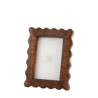 Avila Wooden Scallop Photo Frame - Small - KC at HOME