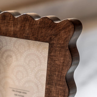 Avila Wooden Scallop Photo Frame - Large - KC at HOME