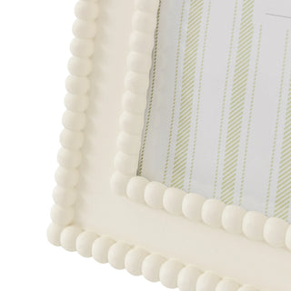 Cove Beaded Photo Frame White - Large - KC at HOME