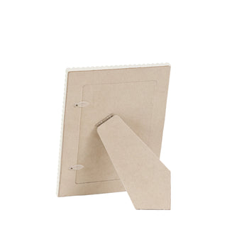 Cove Beaded Photo Frame White - Small - KC at HOME