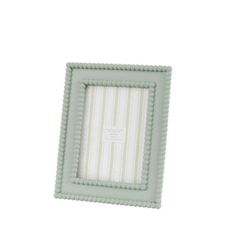 Cove Beaded Photo Frame Sage - Large - KC at HOME