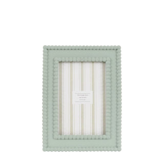 Cove Beaded Photo Frame Sage - Small - KC at HOME