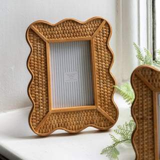 Ayora Rattan Photo Frame - Large - KC at HOME