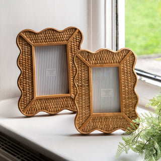Ayora Rattan Photo Frame - Large - KC at HOME