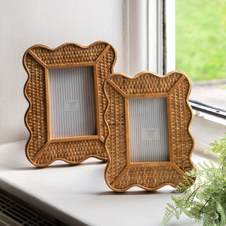 Ayora Rattan Photo Frame - Small - KC at HOME