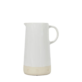 Bee Jug White - KC at HOME