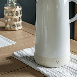 Bee Jug White - KC at HOME