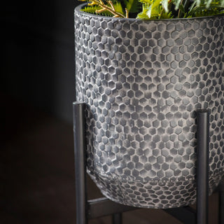 Anders Metal Planter Black - Large - KC at HOME