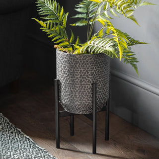 Anders Metal Planter Black - Small - KC at HOME