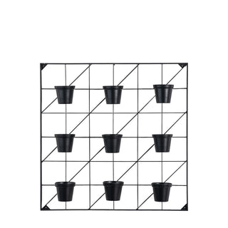 Carlos Wall Planter Black - KC at HOME
