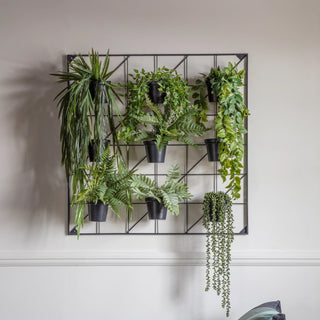 Carlos Wall Planter Black - KC at HOME