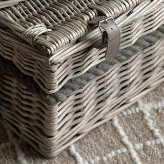 Rivra Lidded Baskets Natural (Set of 2) - KC at HOME