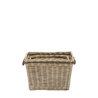 Aspen Woven Log Basket Natural (Set of 3) - KC at HOME