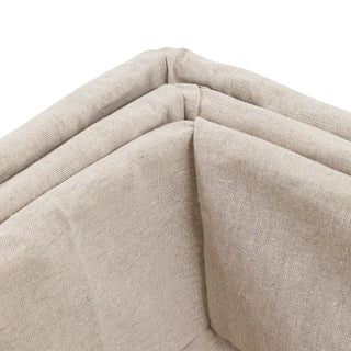 Sylva Sq Lined Basket Grey (Set of 3) - KC at HOME