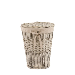 Lina Lined Laundry Basket Natura - KC at HOME