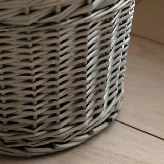 Lina Lined Laundry Basket Natura - KC at HOME