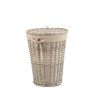 Lina Lined Laundry Basket Natura - KC at HOME