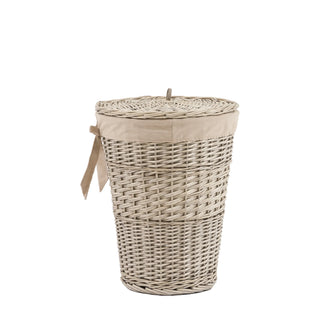 Lina Lined Laundry Basket Natura - KC at HOME