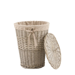 Lina Lined Laundry Basket Natura - KC at HOME