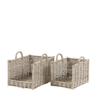 Corte Log Baskets (Set of 2) - KC at HOME