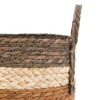 Orra Brown Striped Basket (Set of 3) - KC at HOME