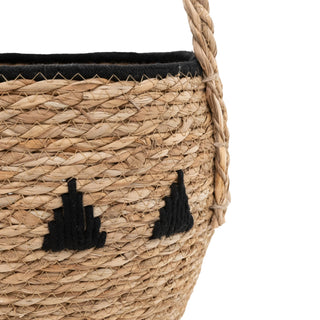 Alid Baskets Natural & Black (Set of 3) - KC at HOME