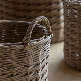 Hand Woven Willow Storage Basket Nest (Set of 3) - KC at HOME