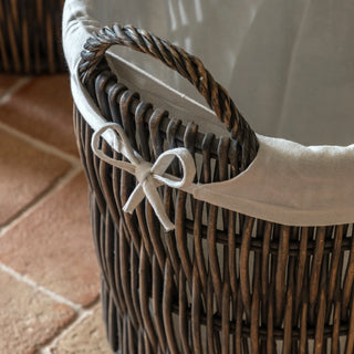 Linen Baskets with Liner Nests (Set of 2) - KC at HOME