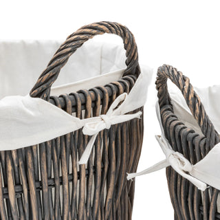 Linen Baskets with Liner Nests (Set of 2) - KC at HOME