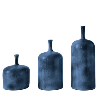 Vormark Vase Set Blue (Set of 3) - KC at HOME