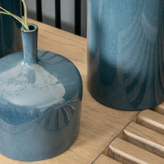 Vormark Vase Set Blue (Set of 3) - KC at HOME