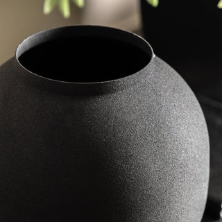 Zia Vase Set I Black (Set of 2) - KC at HOME