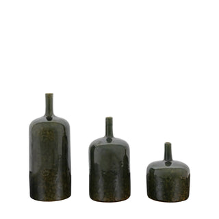 Vormark Vase Set Green (Set of 3) - KC at HOME