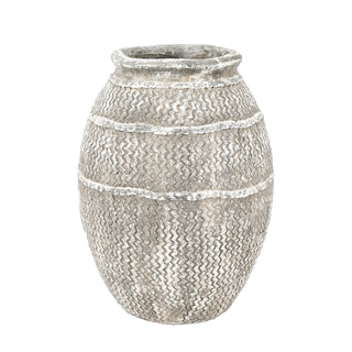 Zante Vase Antique Grey - Small - KC at HOME