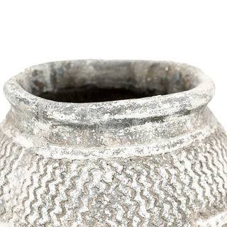 Zante Vase Antique Grey - Large - KC at HOME