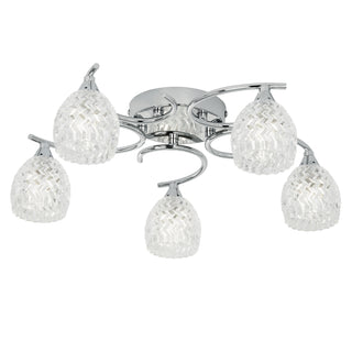 Boyer 5 Ceiling Lamp Chrome