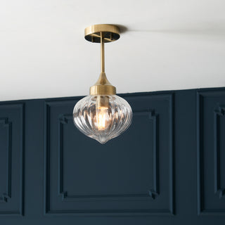 Addington 1 Ceiling Light Brass