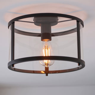 Hopton 1 Ceiling Light Black