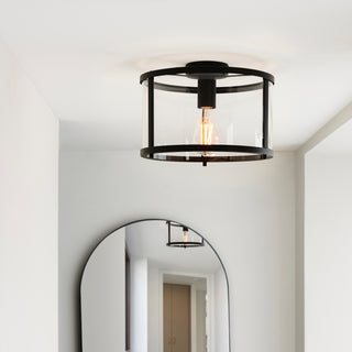 Hopton 1 Ceiling Light Black