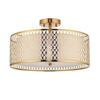 Cordero Ceiling Lamp Gold/White