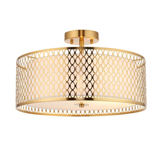 Cordero Ceiling Lamp Gold/White