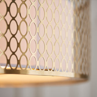 Cordero Ceiling Lamp Gold/White