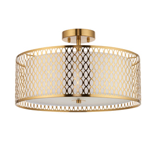 Cordero Ceiling Lamp Gold/White