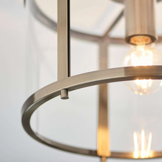 Hopton 1 Ceiling Light Bright Nickel