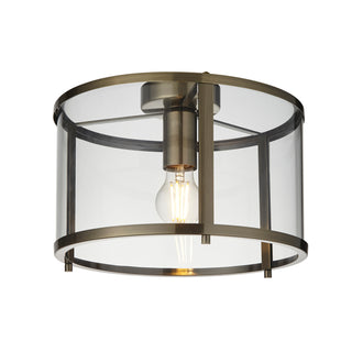 Hopton 1 Ceiling Light Antique Brass